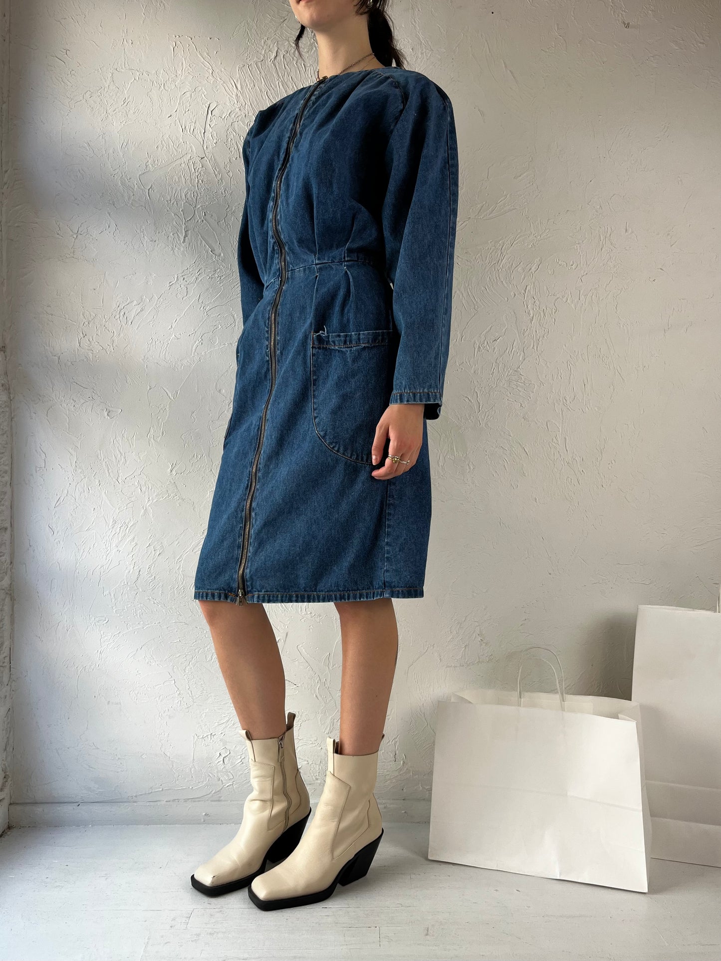 Y2K 'Gerard Martin' Denim Dress / Small