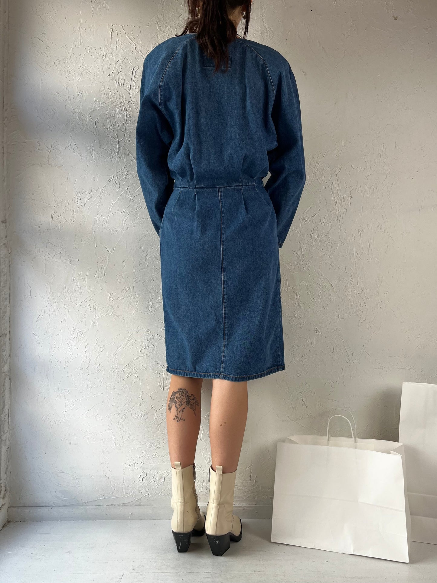 Y2K 'Gerard Martin' Denim Dress / Small