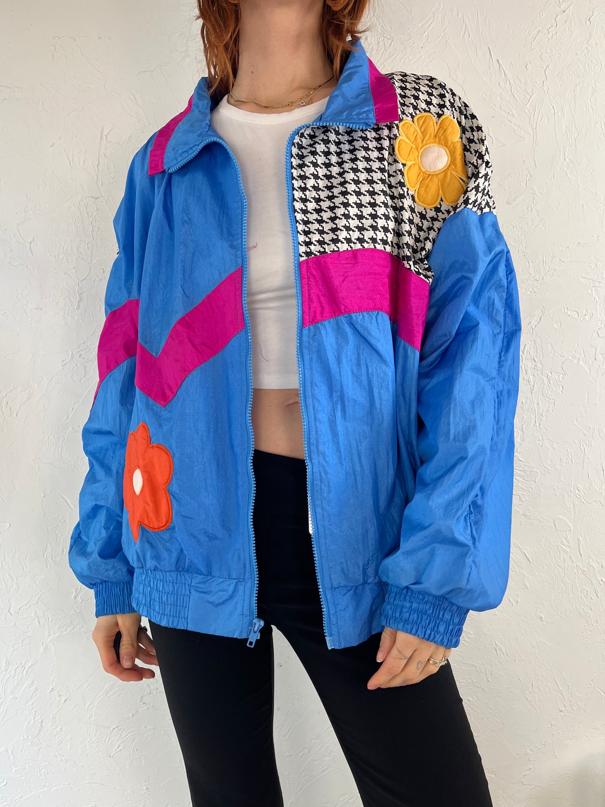 90s 'London Fog' Nylon Bomber Jacket / XL