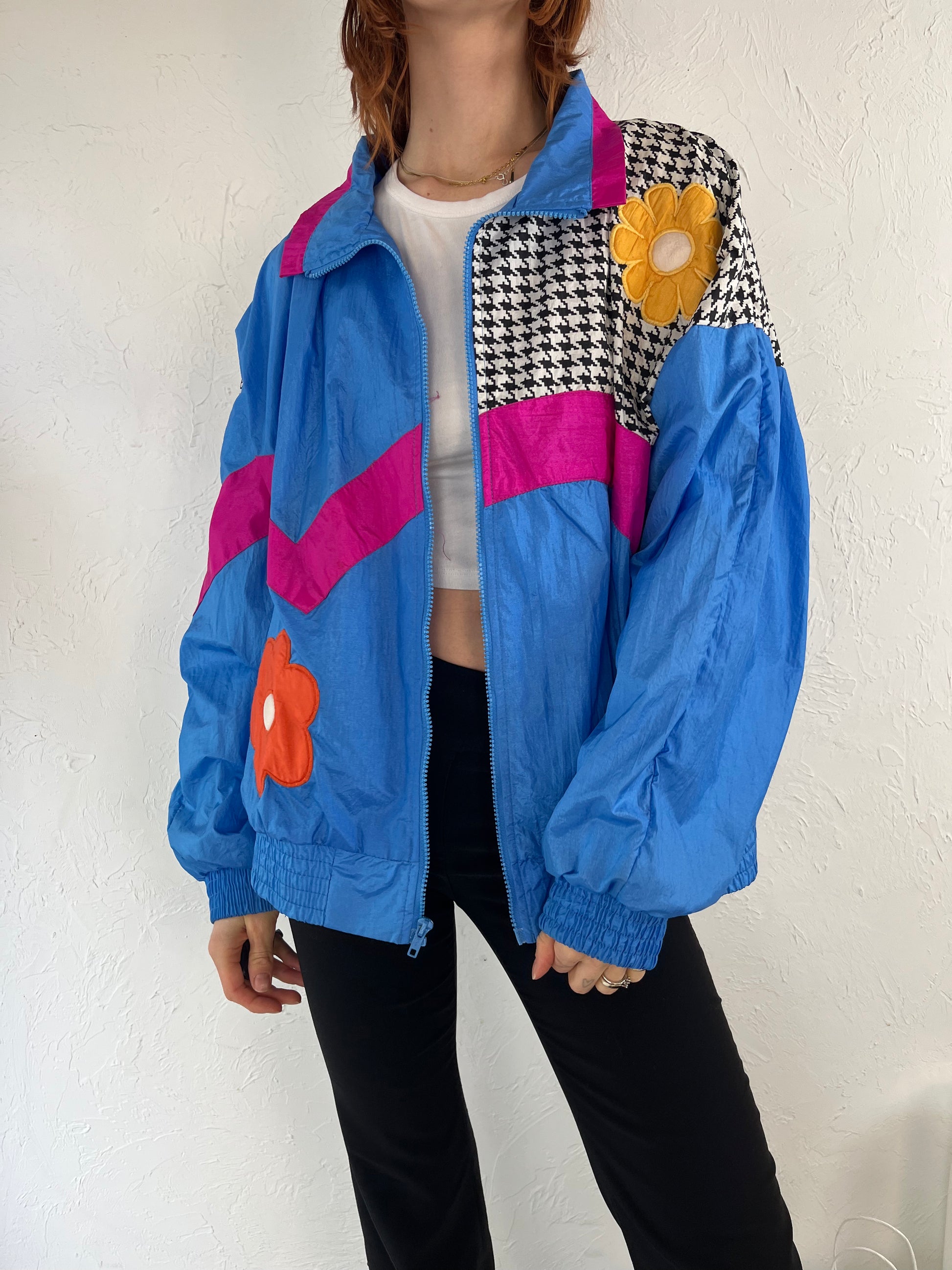 90s 'London Fog' Nylon Bomber Jacket / XL