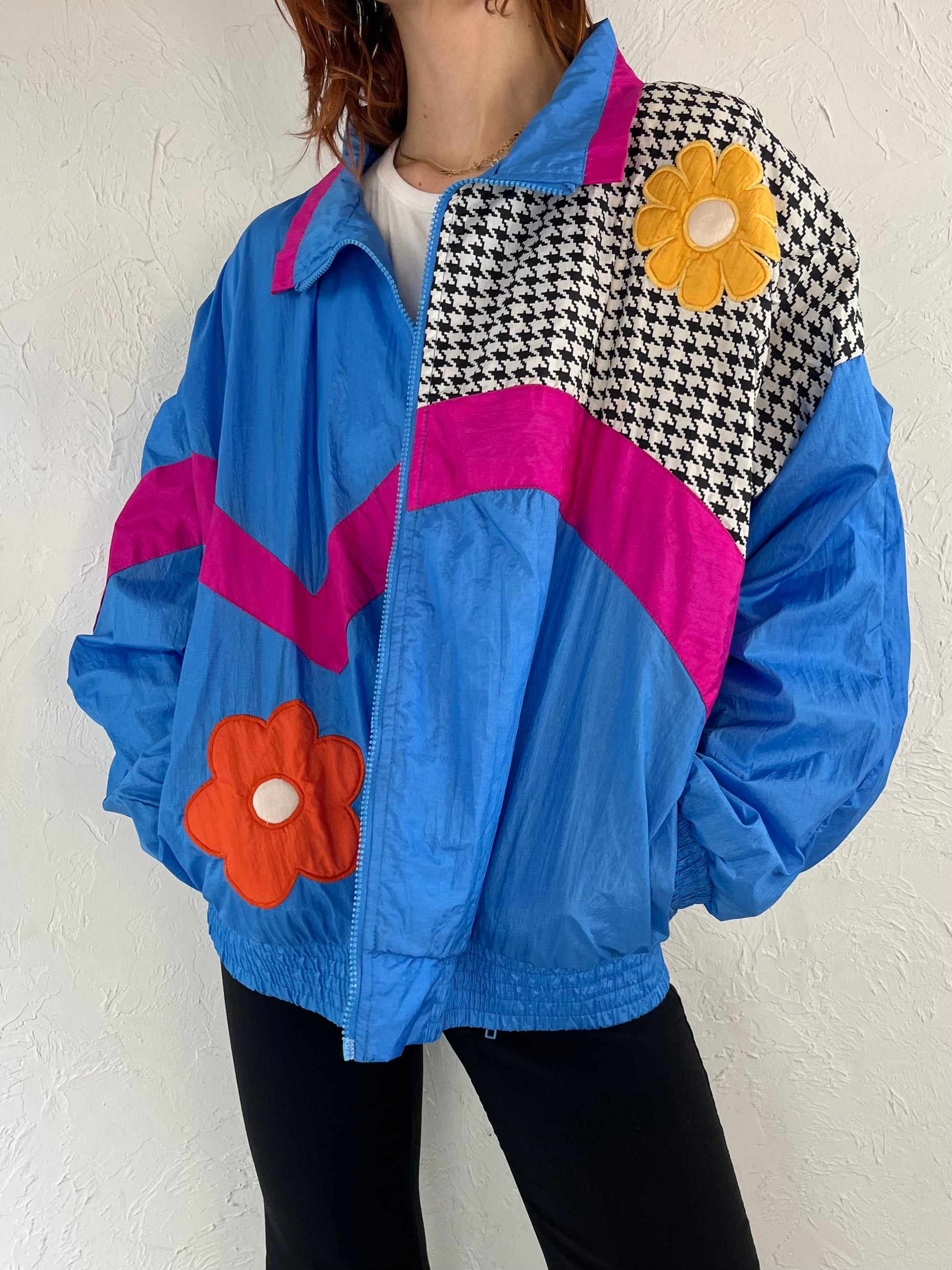 90s 'London Fog' Nylon Bomber Jacket / XL