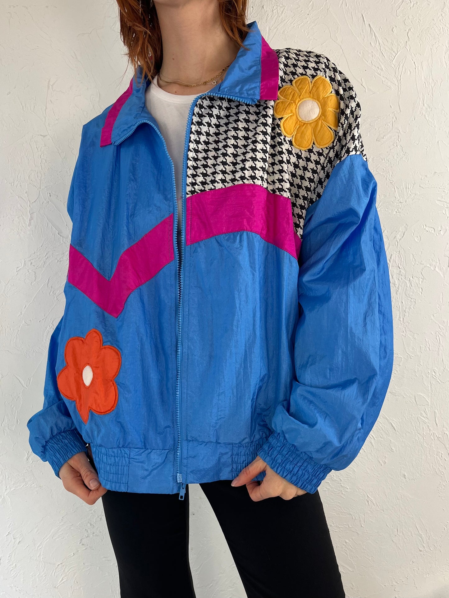 90s 'London Fog' Nylon Bomber Jacket / XL