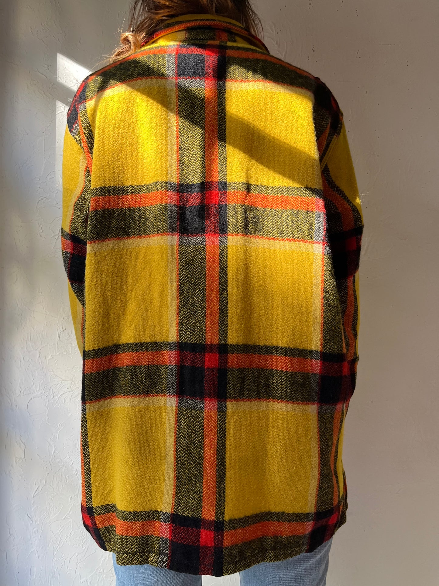 70s ‘Timberline’ Yellow Wool Shirt / Medium