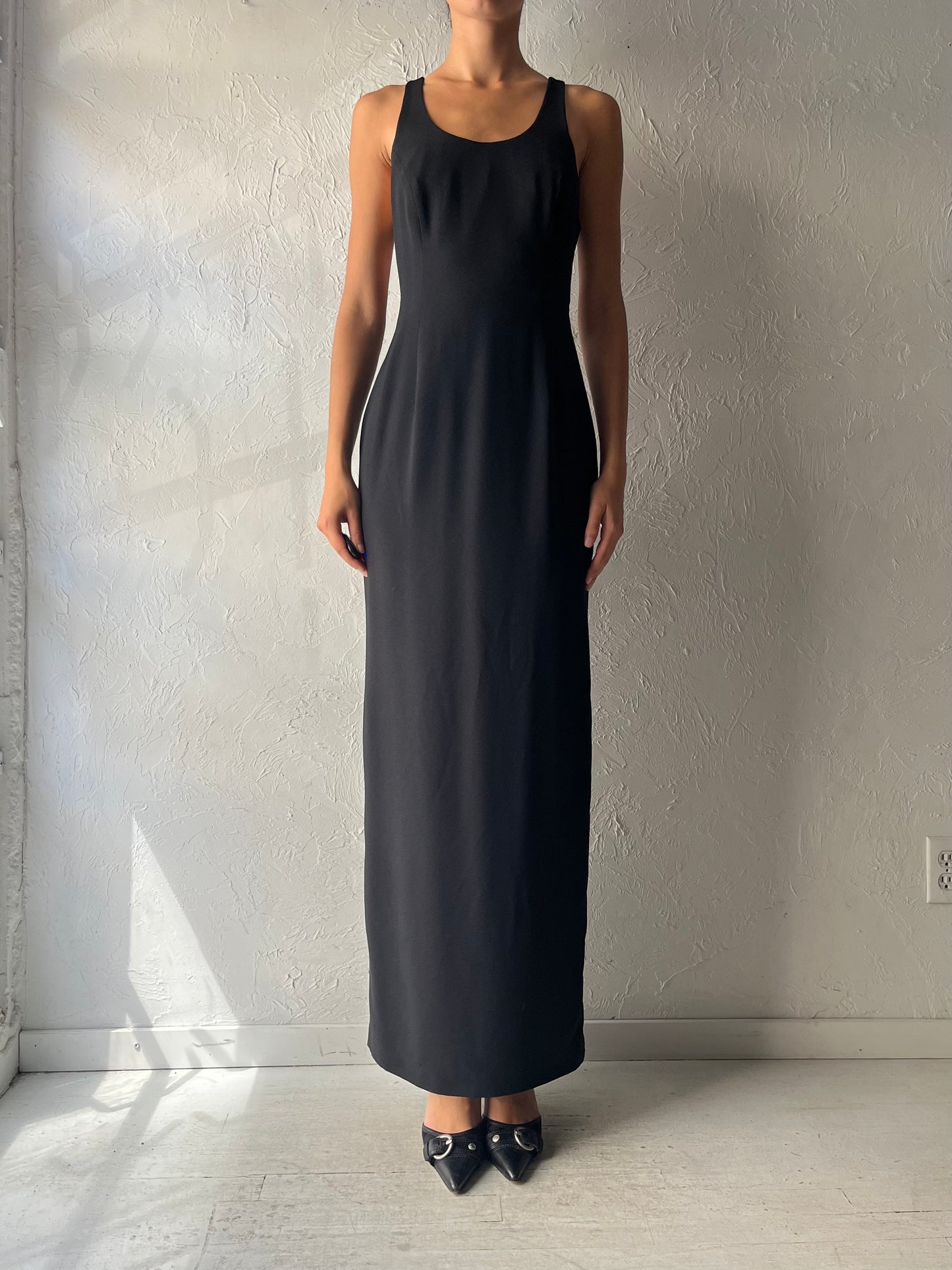 90s 'Andrea Polizzi for Rex Lester' Black Formal Dress / Small