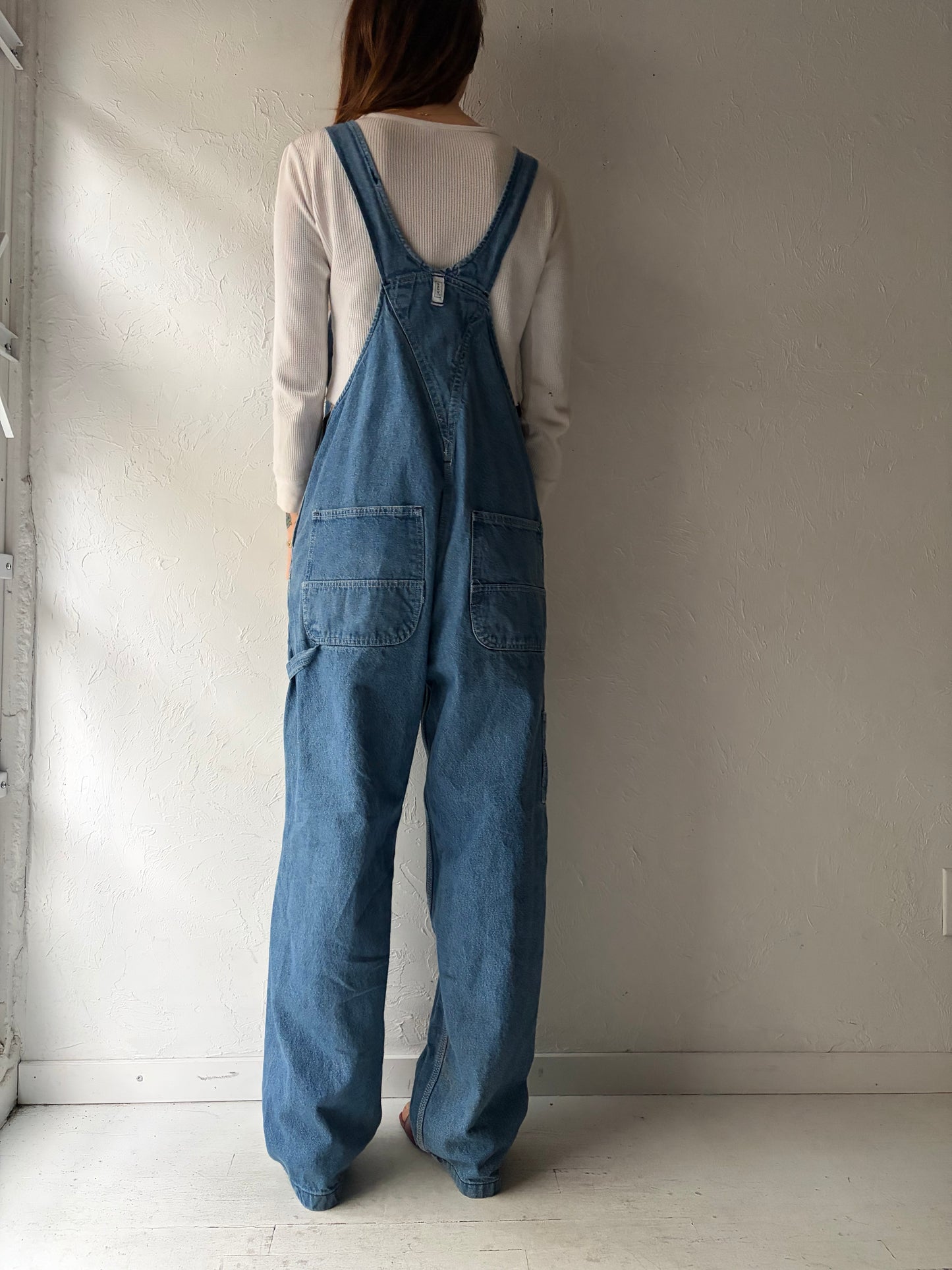 Vintage 'Key' Medium Denim Work Wear Overalls / Medium