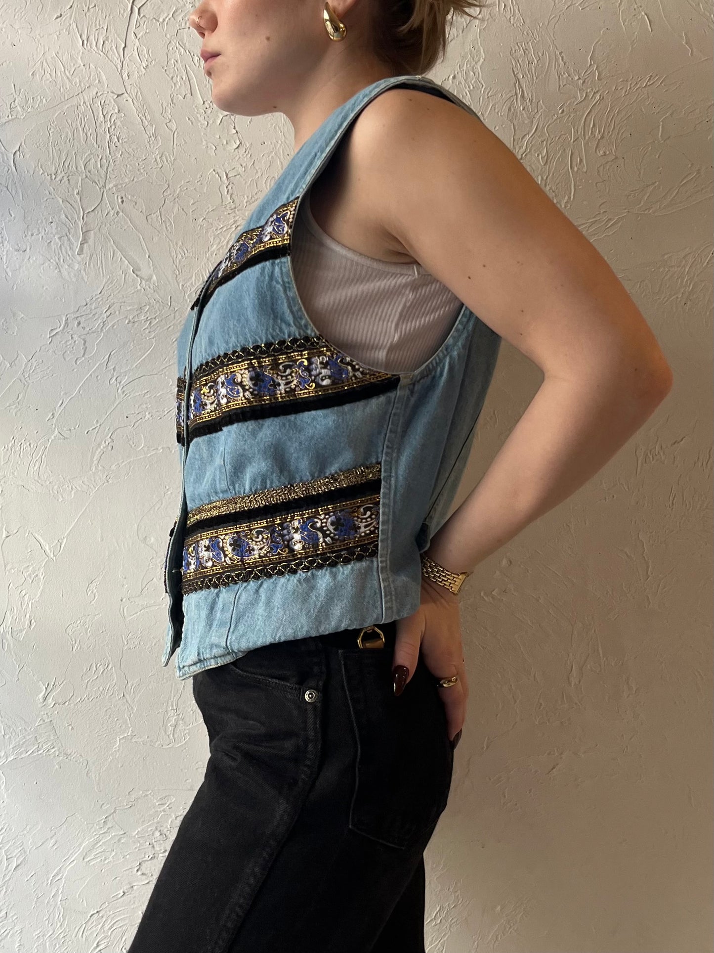 90s ‘Liz Wear’ Denim Vest