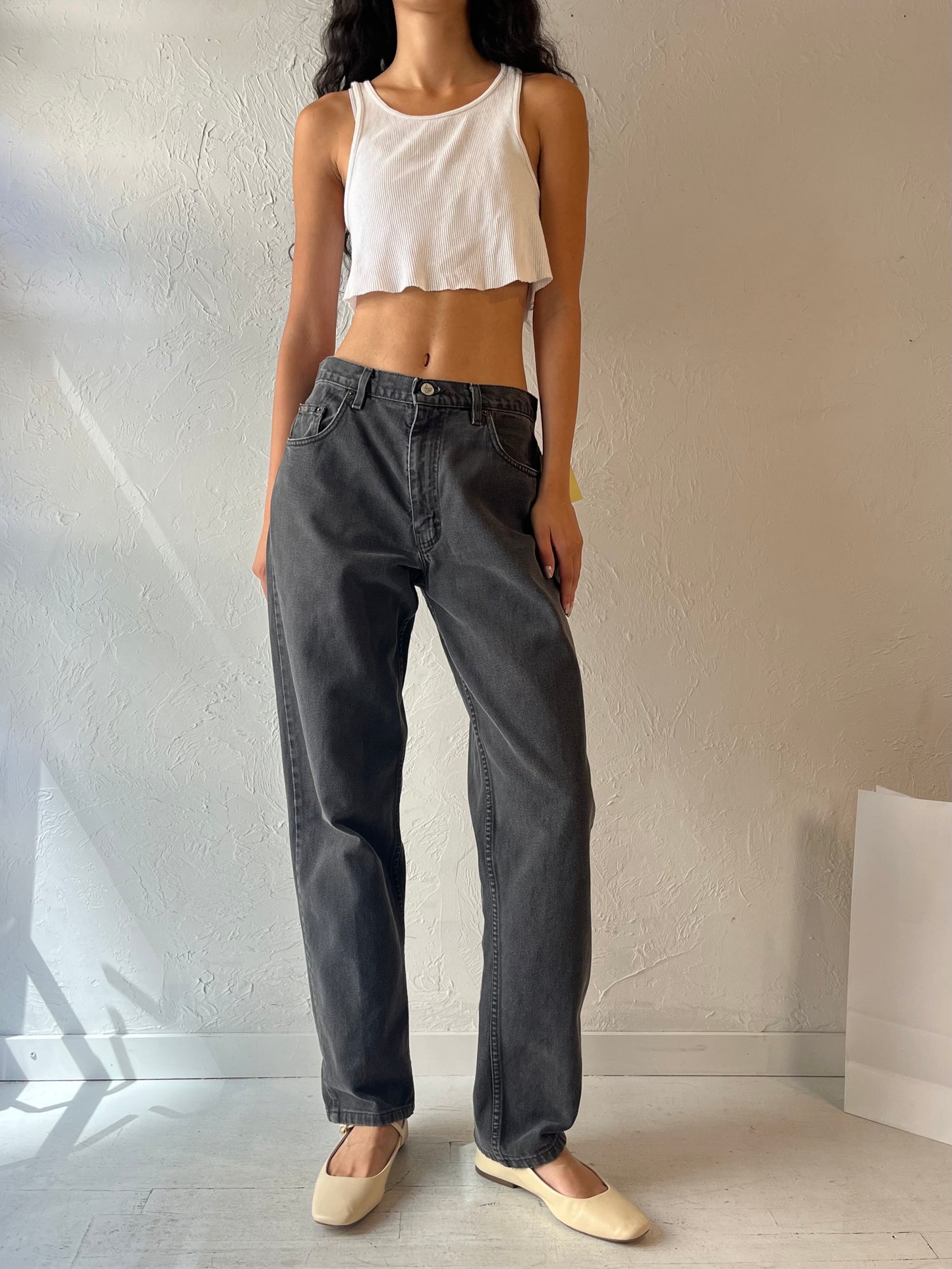 90s 'Calvin Klein' Dark Wash Jeans / 30