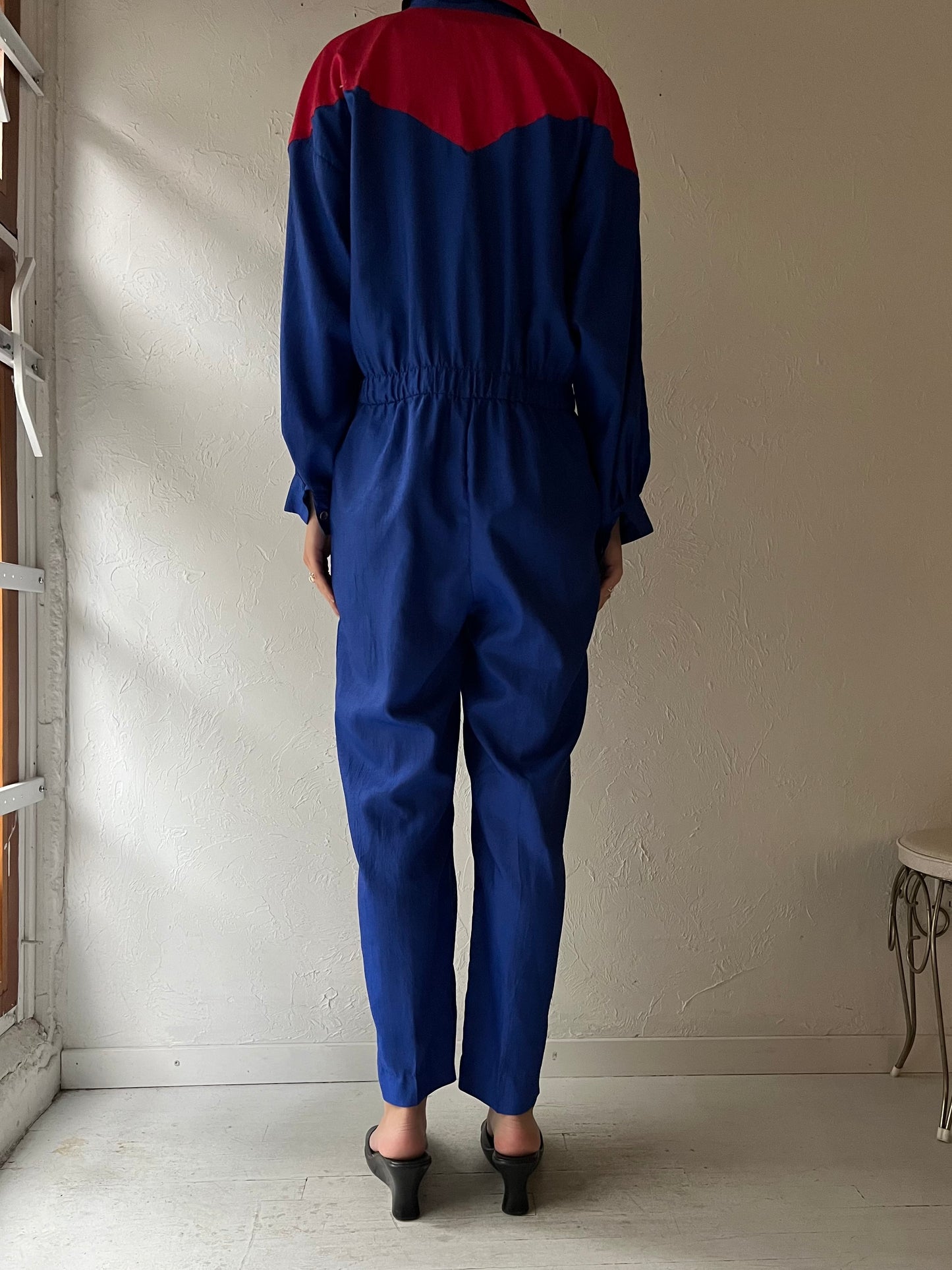 80s 'St Germain' Jumpsuit / Medium