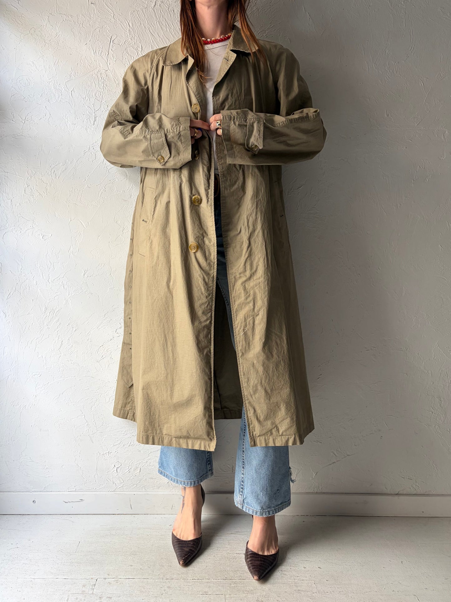 Vintage 'Burberrys' Light Weight Cotton Trench Coat / Medium