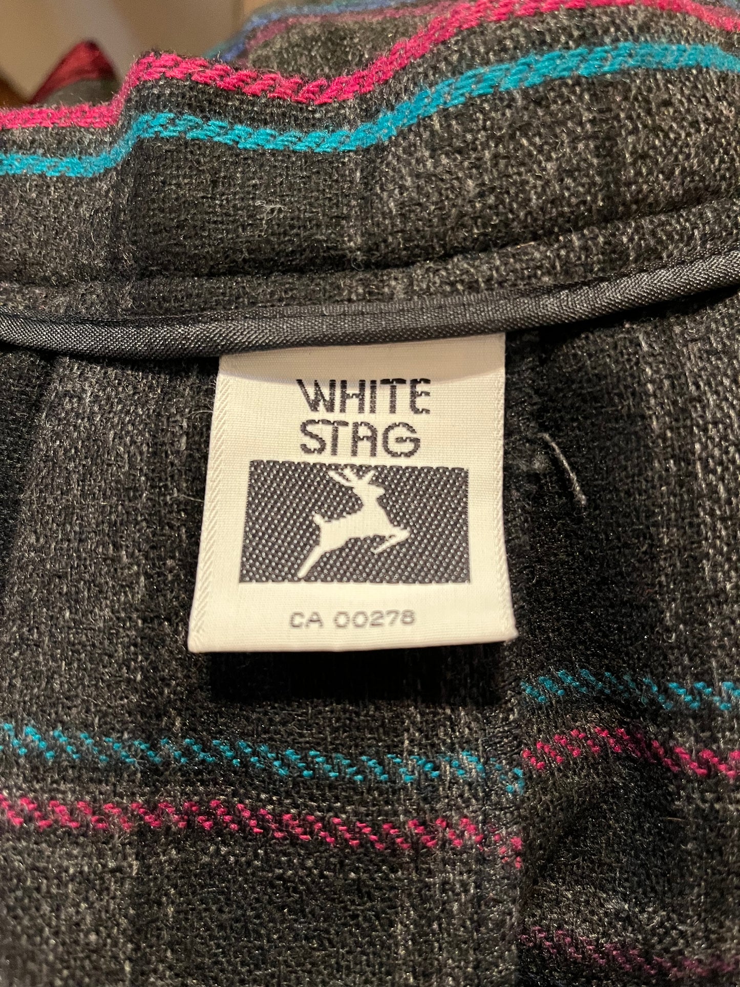 80s ‘White Stag' Knit Midi Skirt / Small - Medium