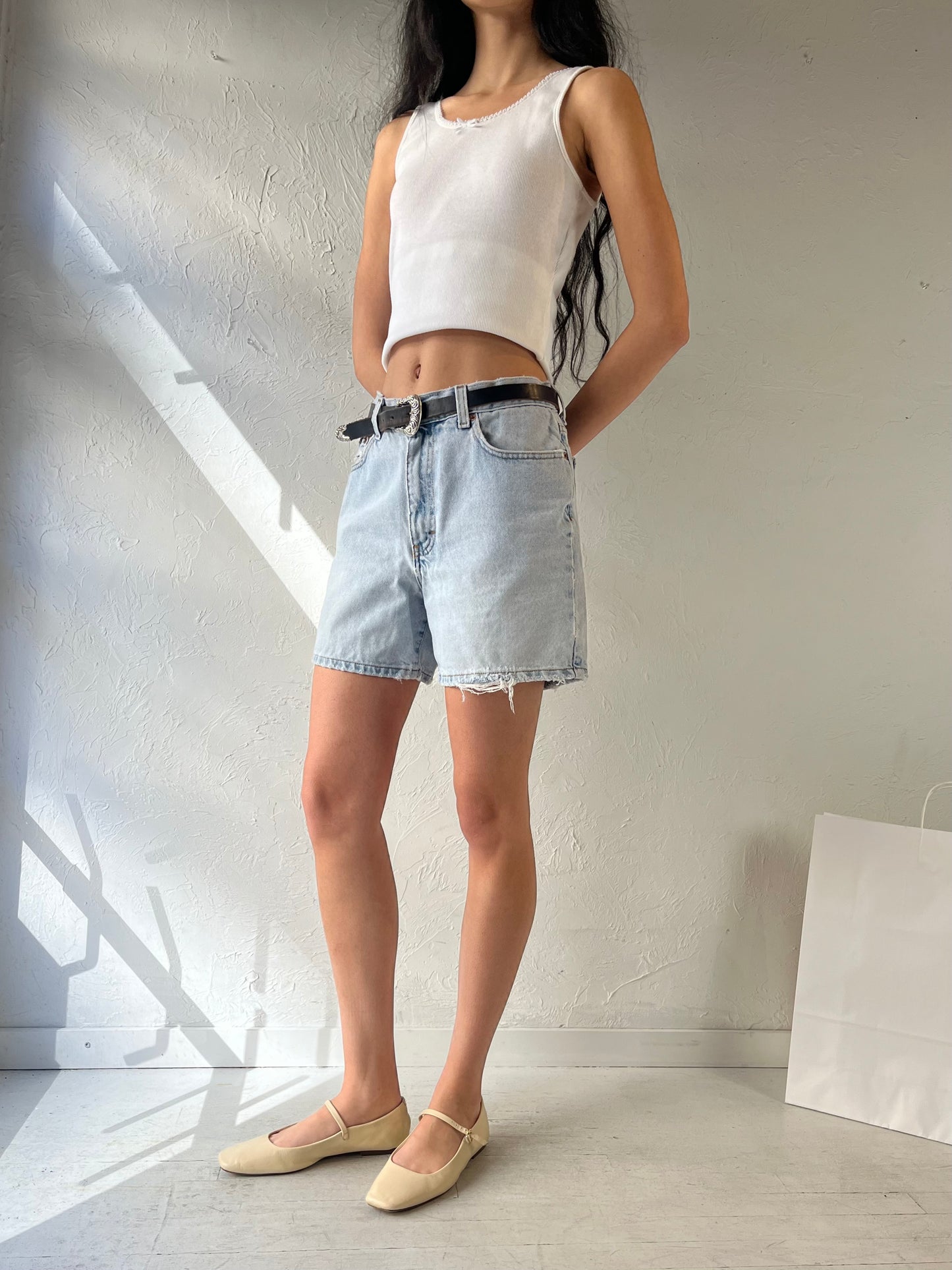 90s ‘Calvin Klein’ Denim Shorts / Medium