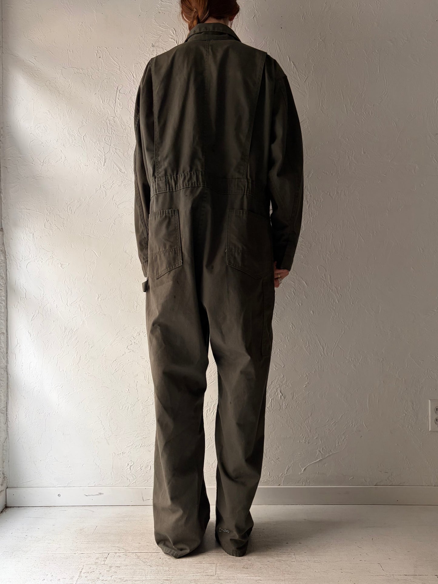 Vintage 'GWG' Green Work Wear Boiler Suit / Large