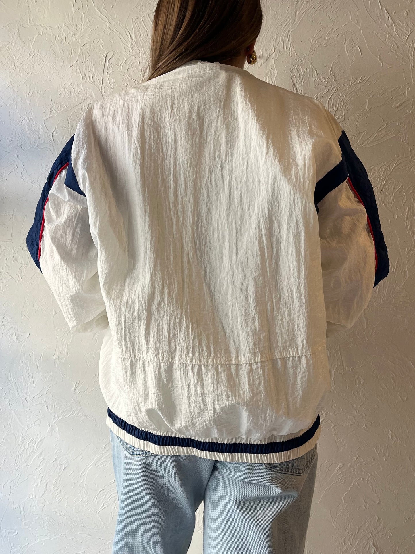 90s ‘Active Frontier’ Nylon Bomber Jacket / Medium