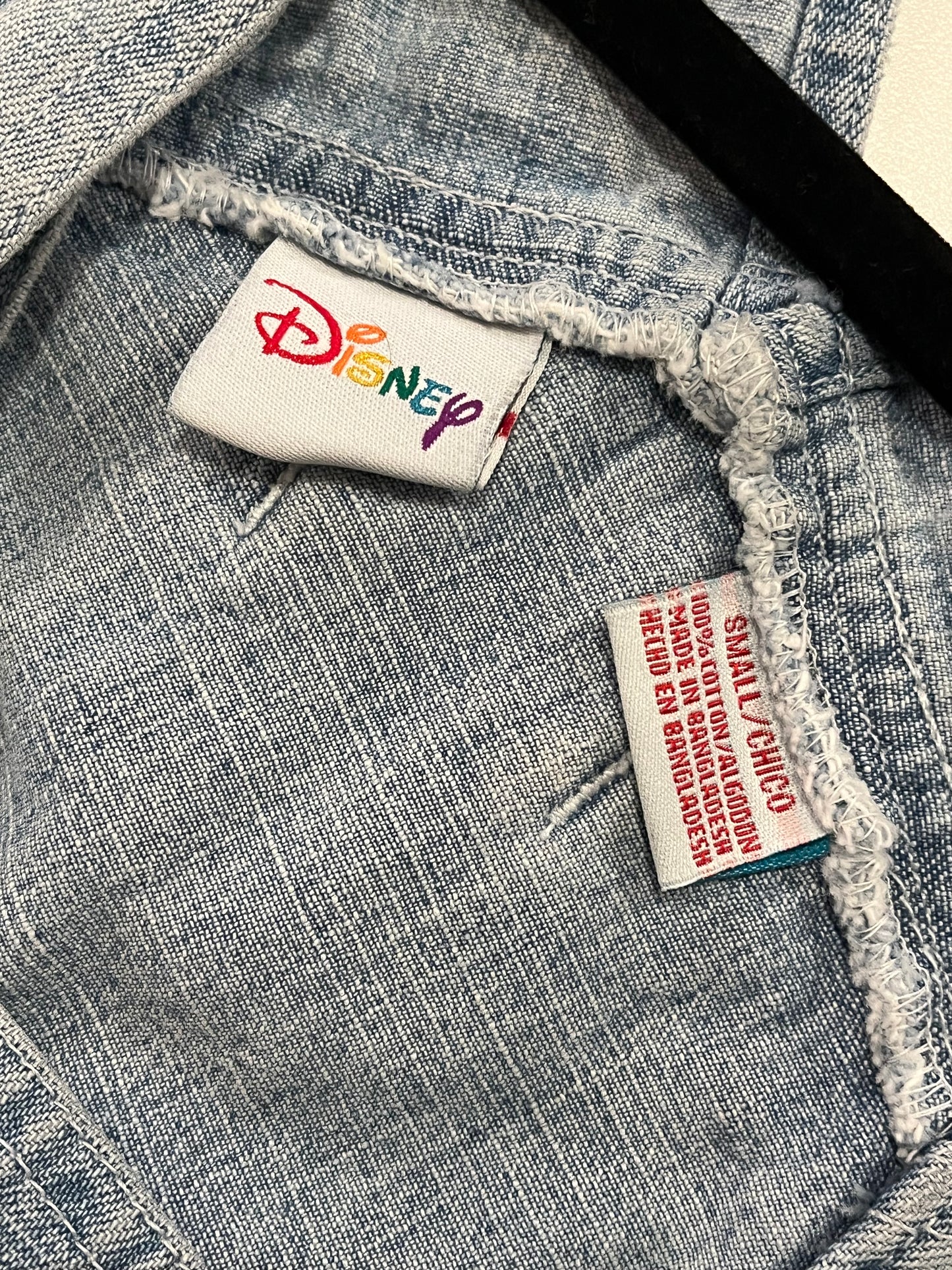 90s 'Disney' Denim Overalls / Small
