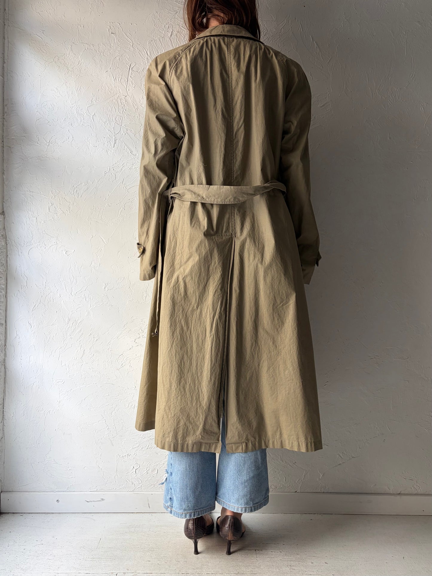 Vintage 'Burberrys' Light Weight Cotton Trench Coat / Medium