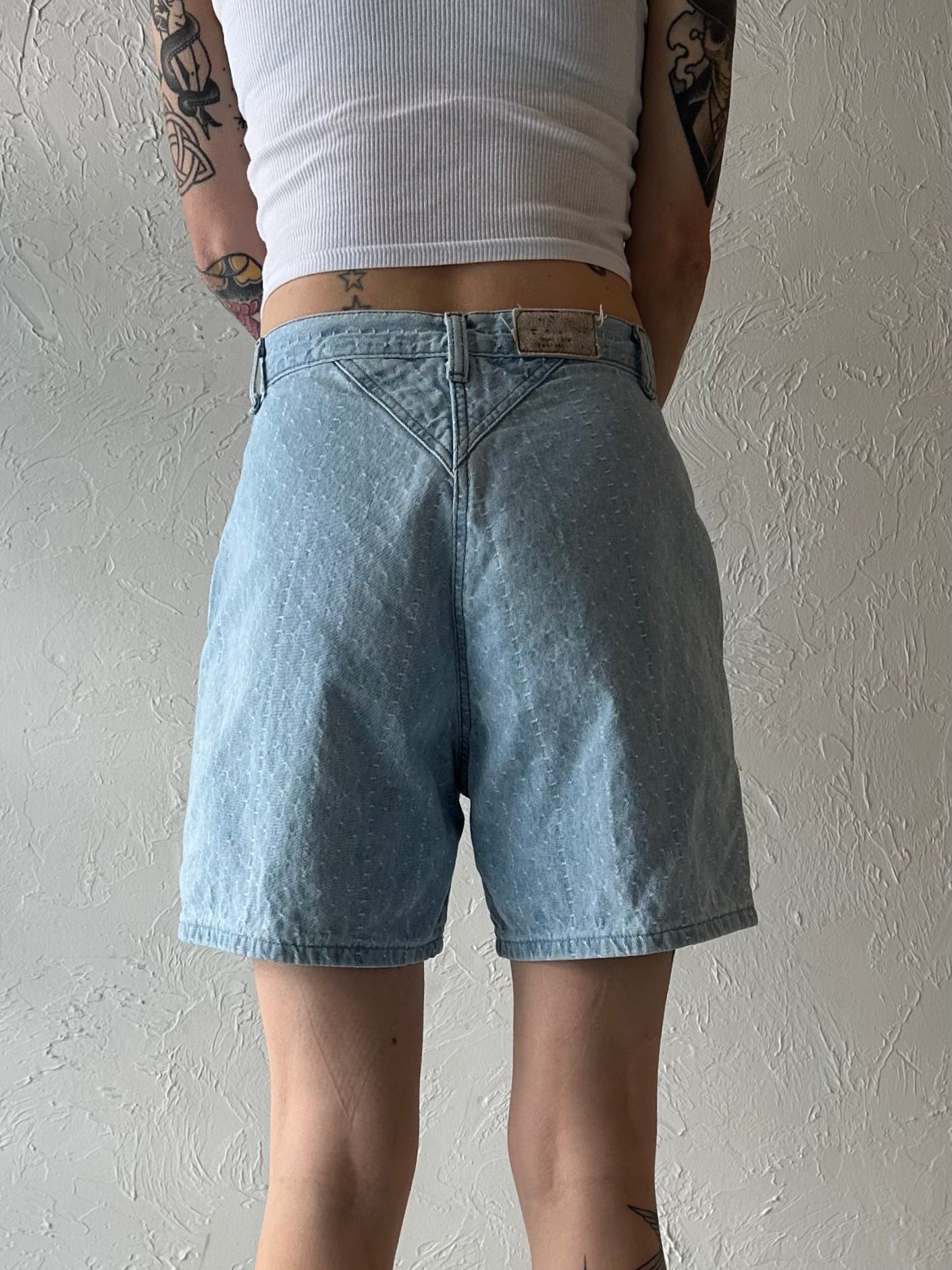 Y2k 'Rockies' Denim Shorts / Medium