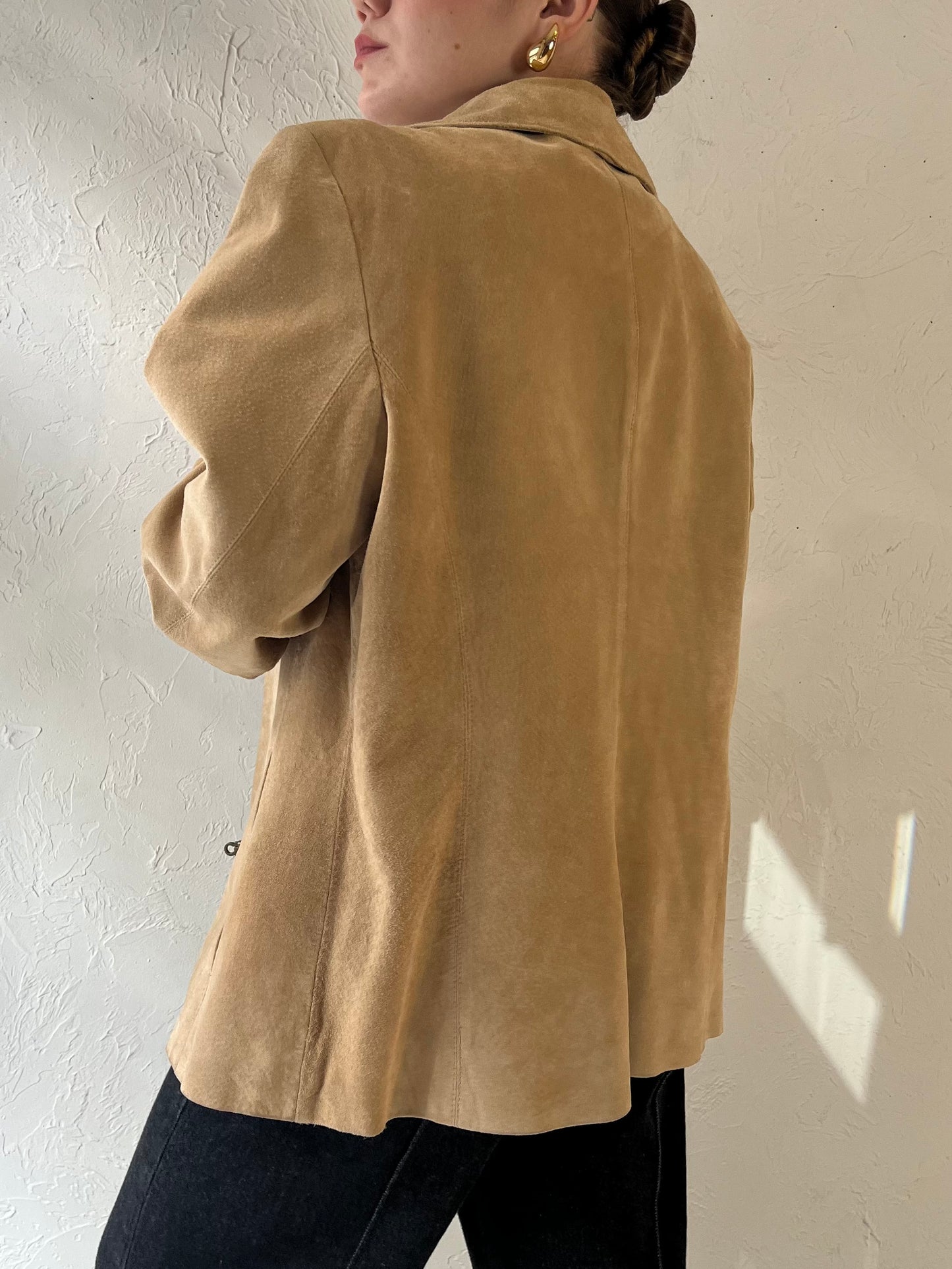 Y2k 'Anne Klein' Suede Jacket / Medium