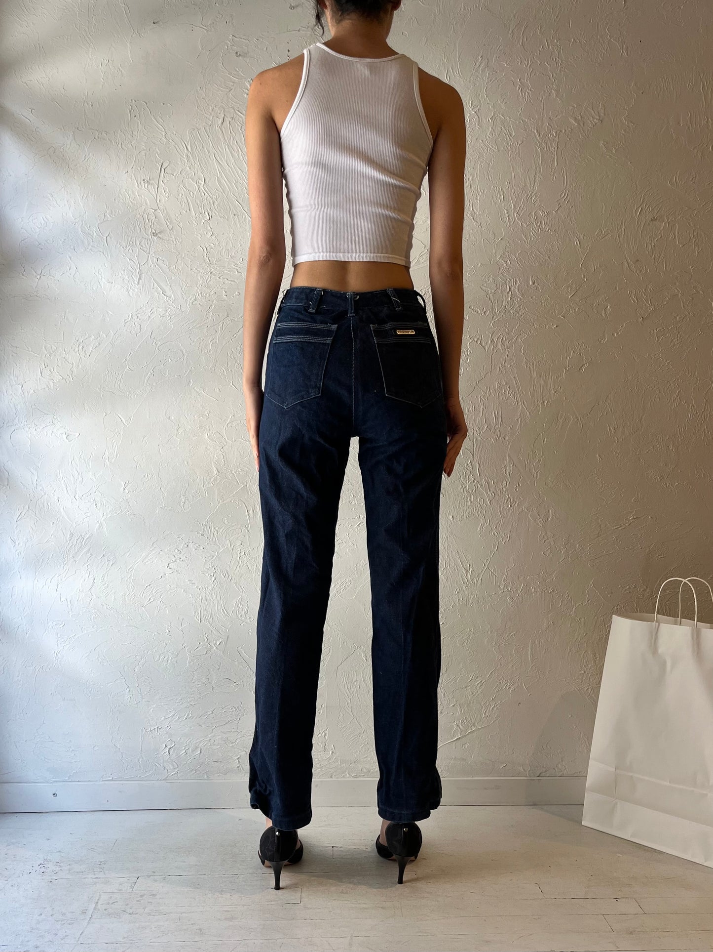 90s 'Chevalier’ Dark Wash Jeans / Small