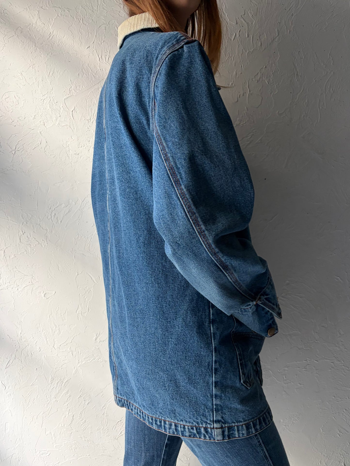 Y2k 'Outbrook' Denim Chore Barn Jacket / Medium