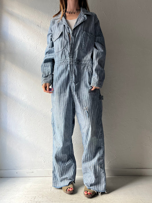 60s 'Blue Bell' Work Wear Boiler Suit / Large