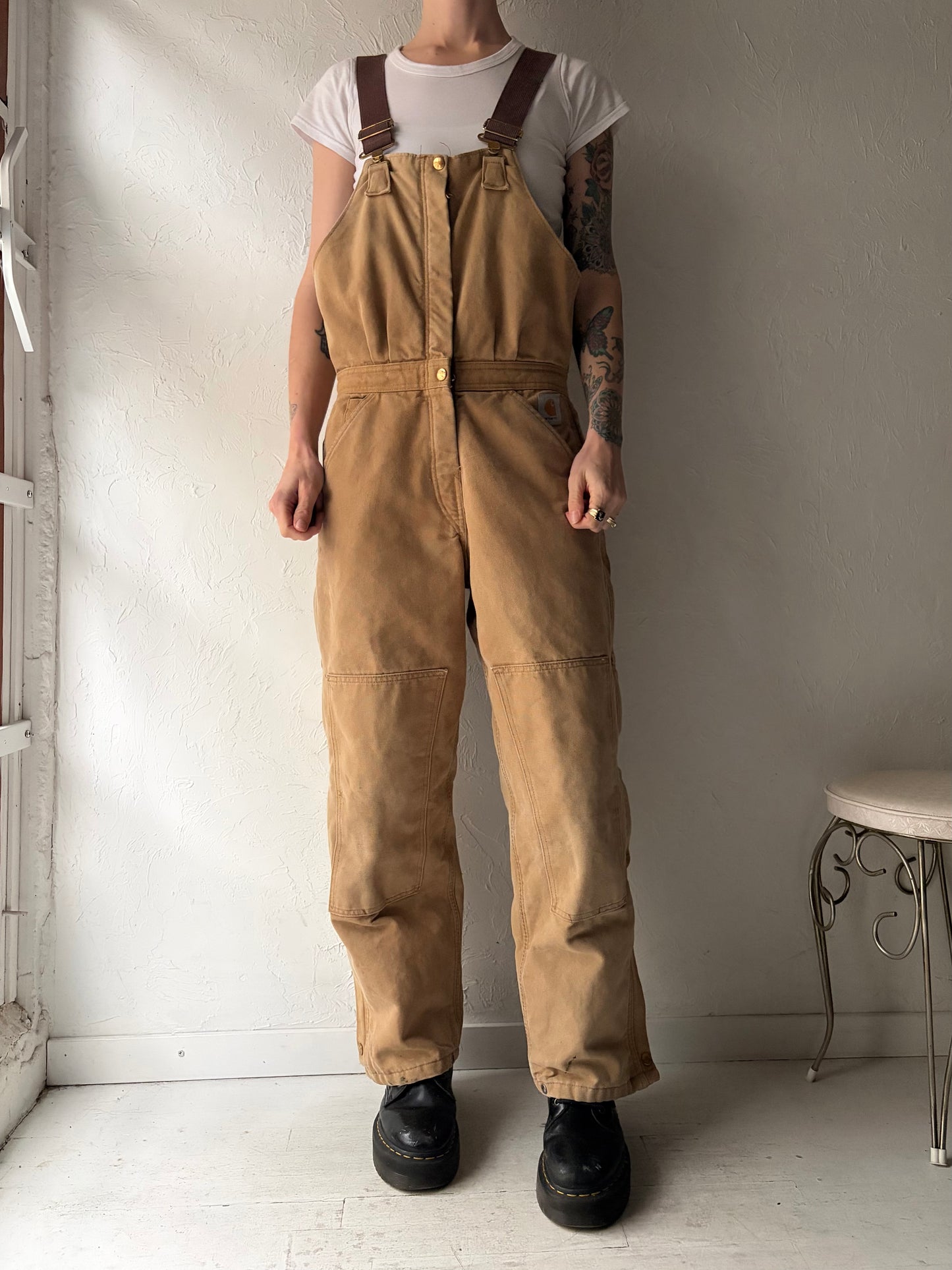 Vintage 'Carhartt' Lined Overalls / Small