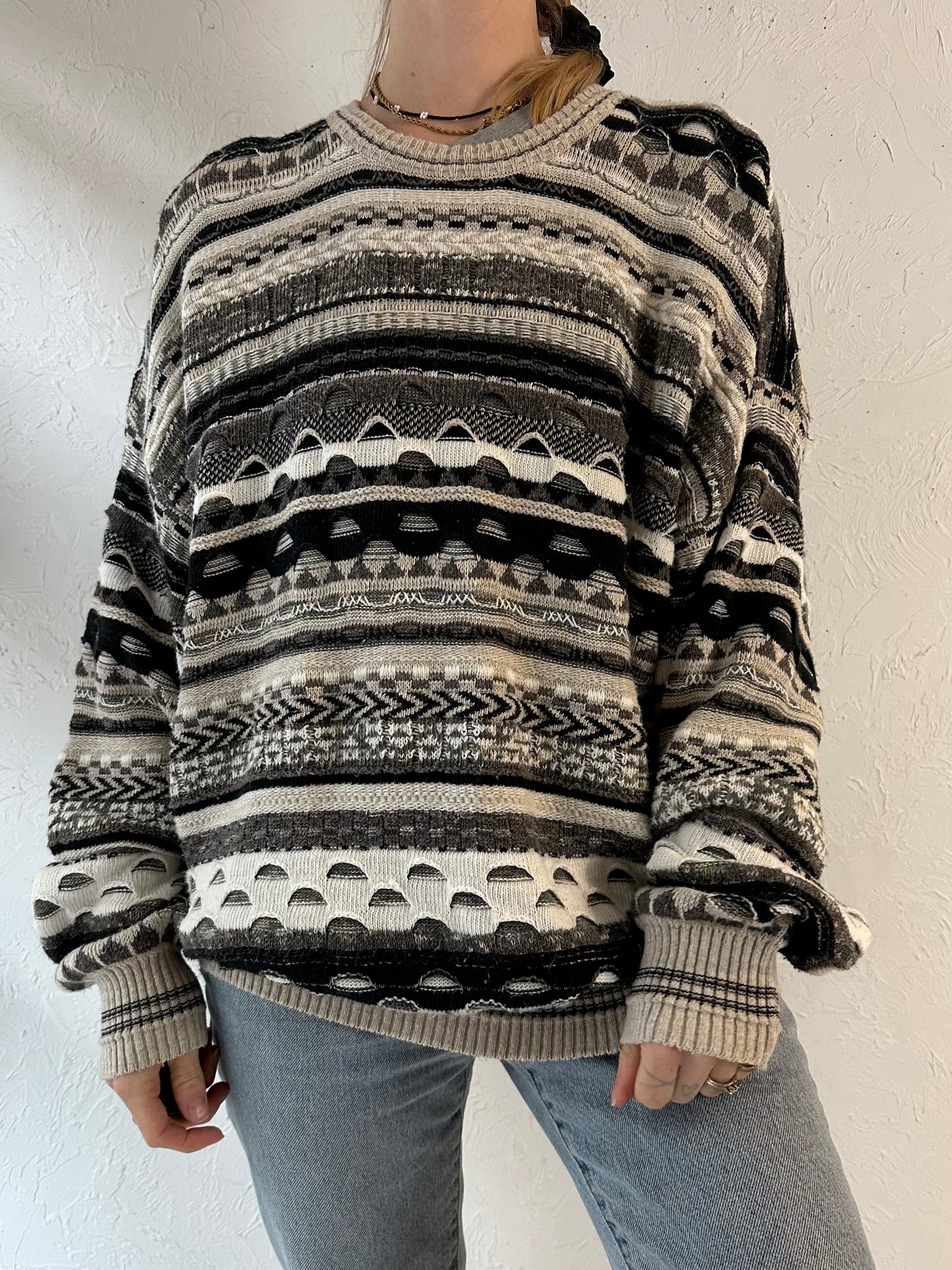 90s 'Florence Tricot' Coogie Style Sweater / XL