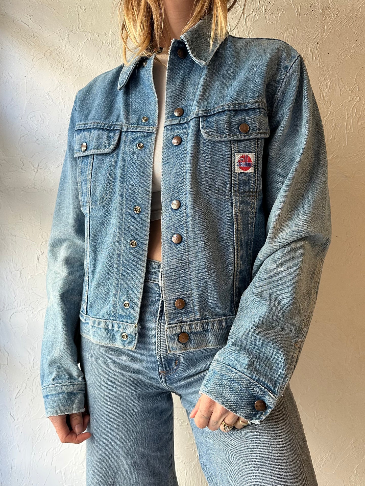 70s ‘GWG’ Snap Up Denim Jacket / Medium