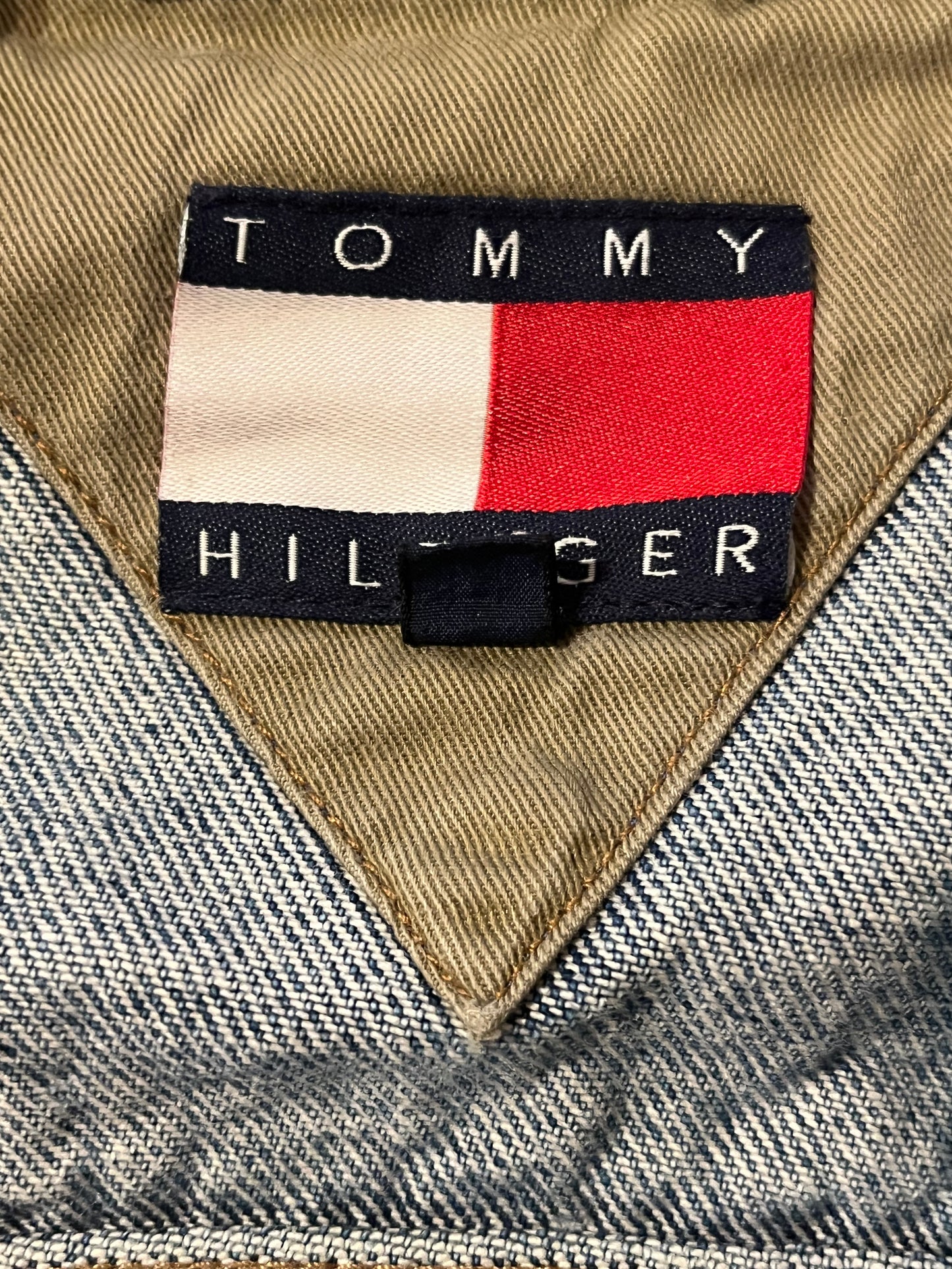 90s 'Tommy Hilfiger' Denim Vest / XL