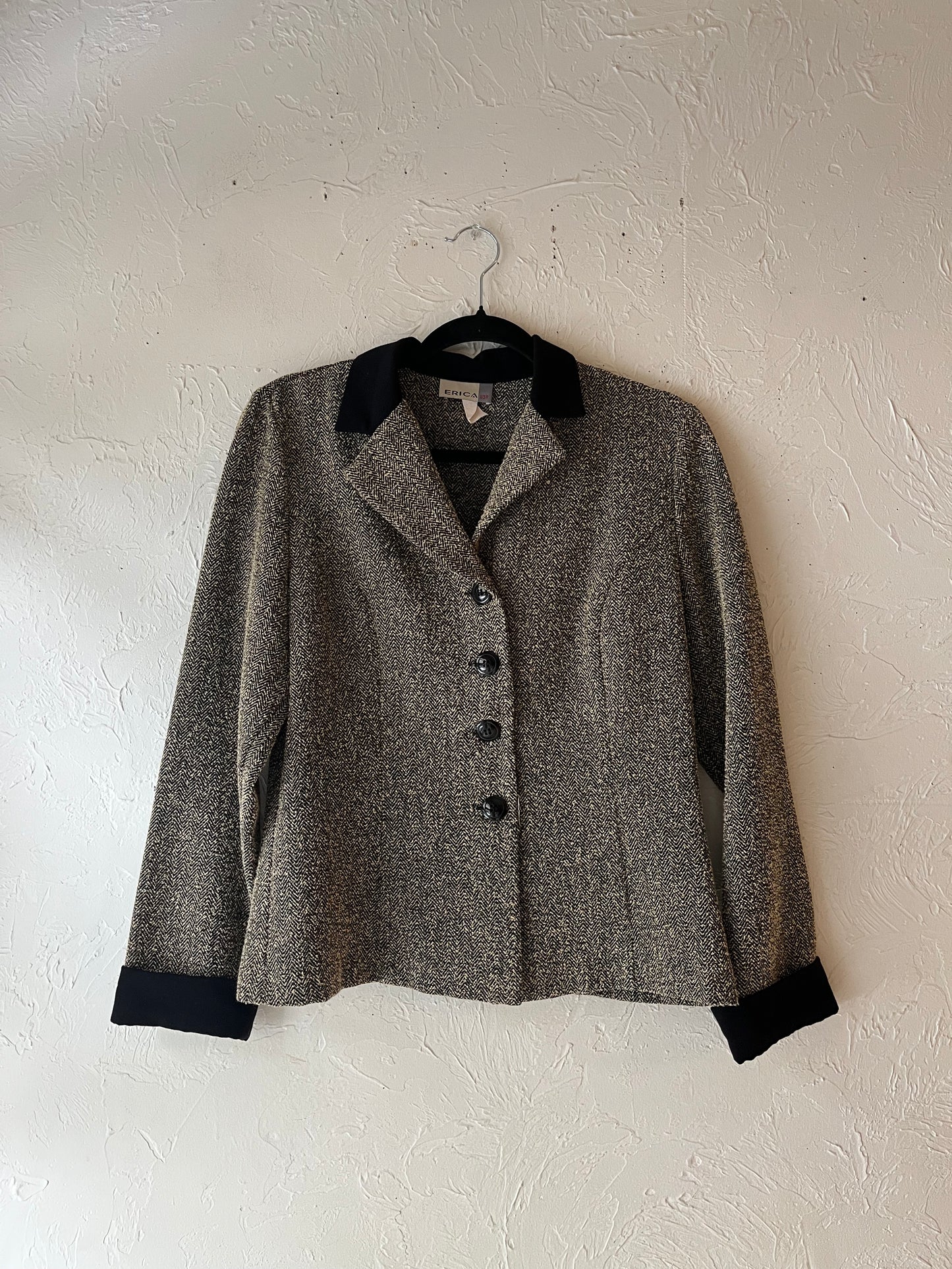 Y2k 'Erica' Tweed Blazer / Medium