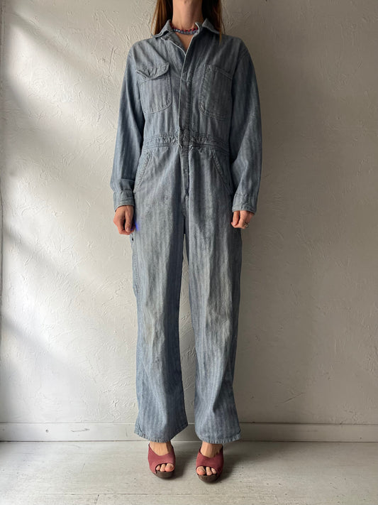 70s 'Blue Bell' Work Wear Boiler Suit / Small