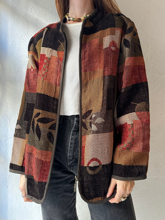 Y2k  'Christopher & Banks' Tapestry Jacket / XL