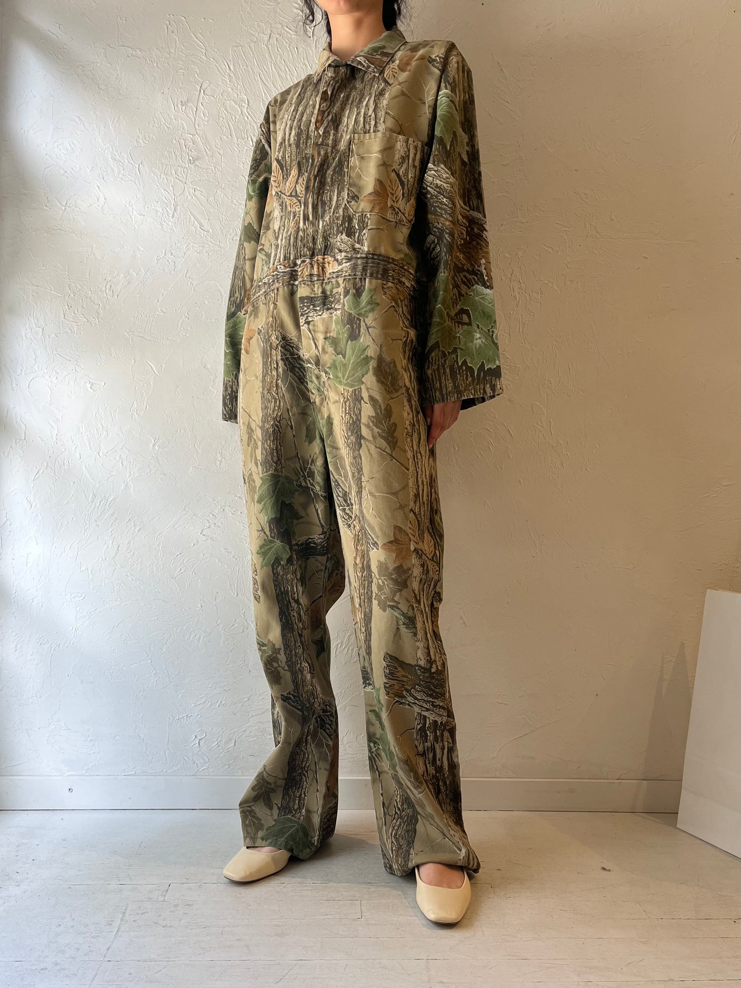 Y2K ‘Liberty’ Real Tree Camouflage Boiler Suit / Large