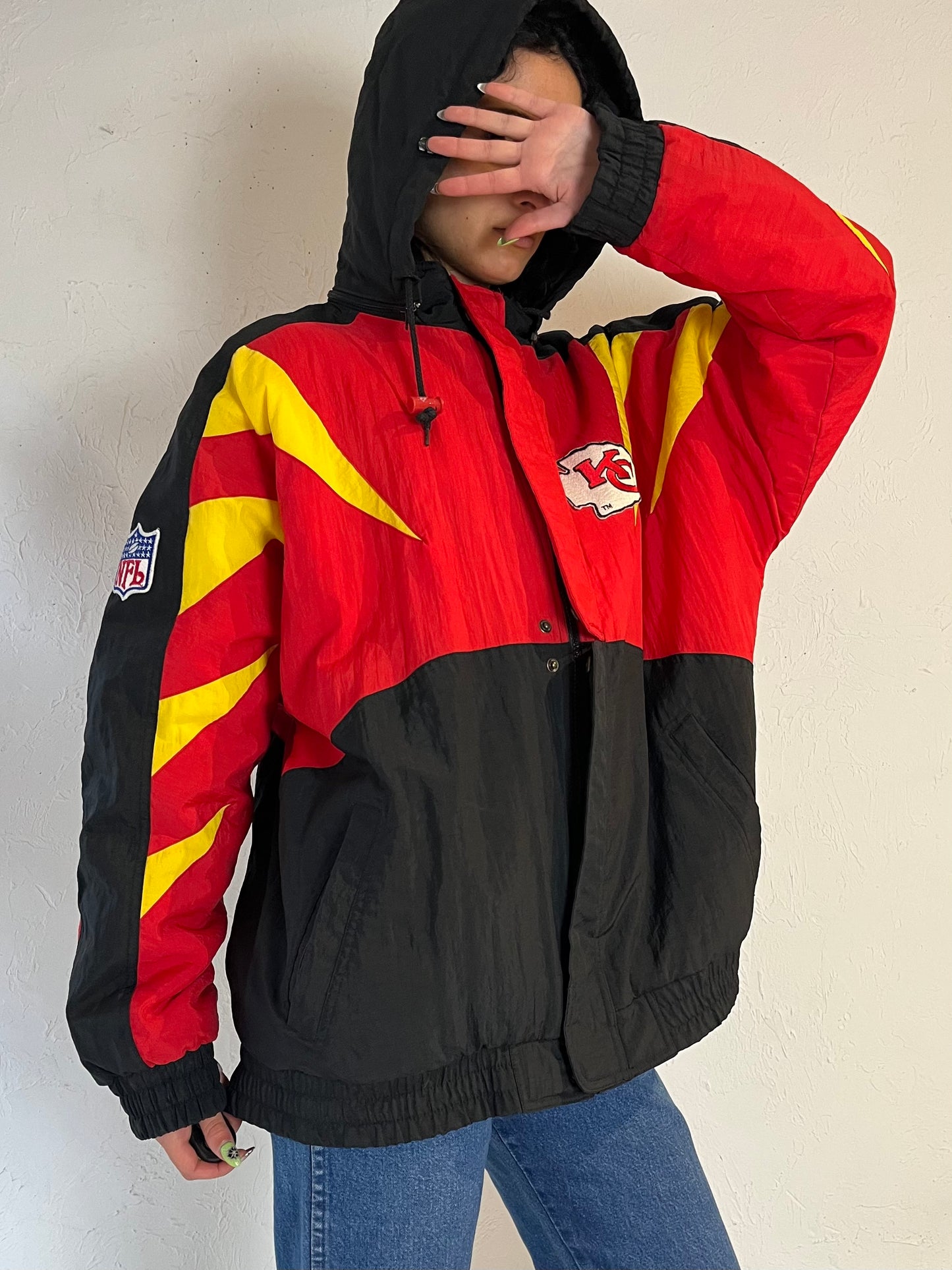 90s ‘Pro Line Kansas City’ Bomber Jacket / Large