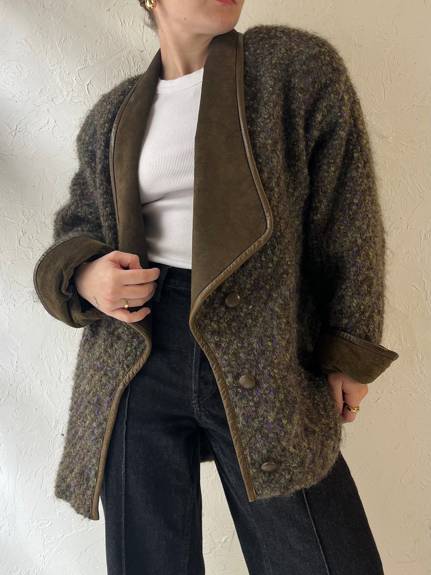 80s ‘Clifford Michael’ Knit Jacket / Small