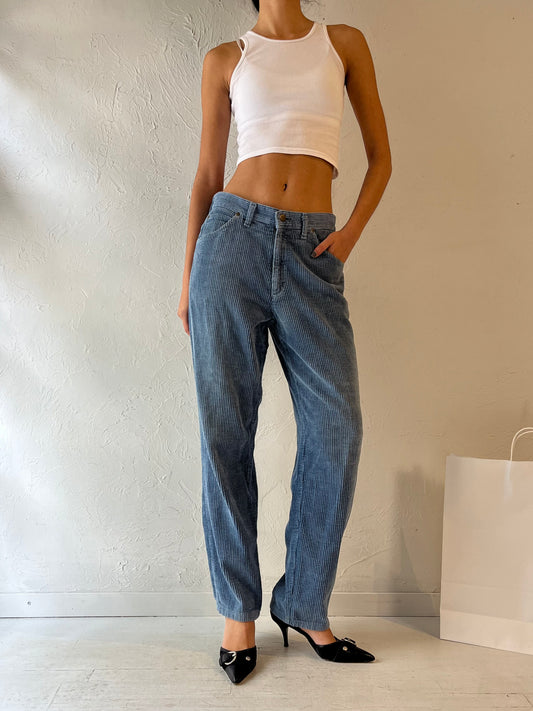 90s 'Lee' Blue Corduroy Pants / Medium