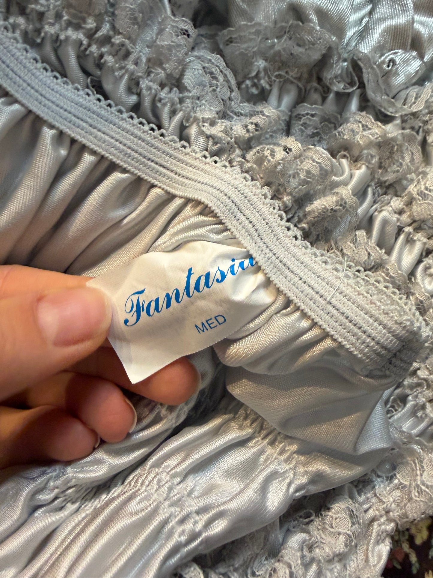 70s 'Fantasia' Lacey Ruffle Bloomers / Small - Medium