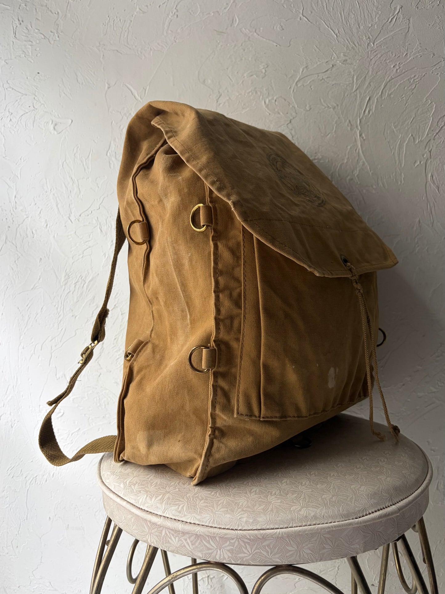 Vintage 'Boy Scouts' Canvas Backpack