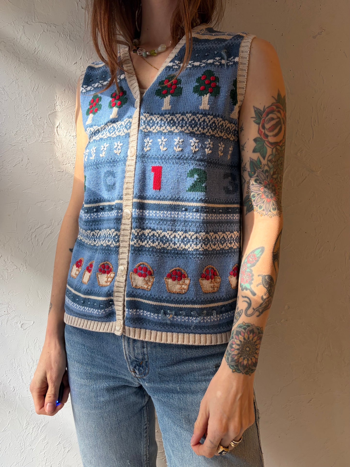 90s 'Tabi' Teacher Vest / Small
