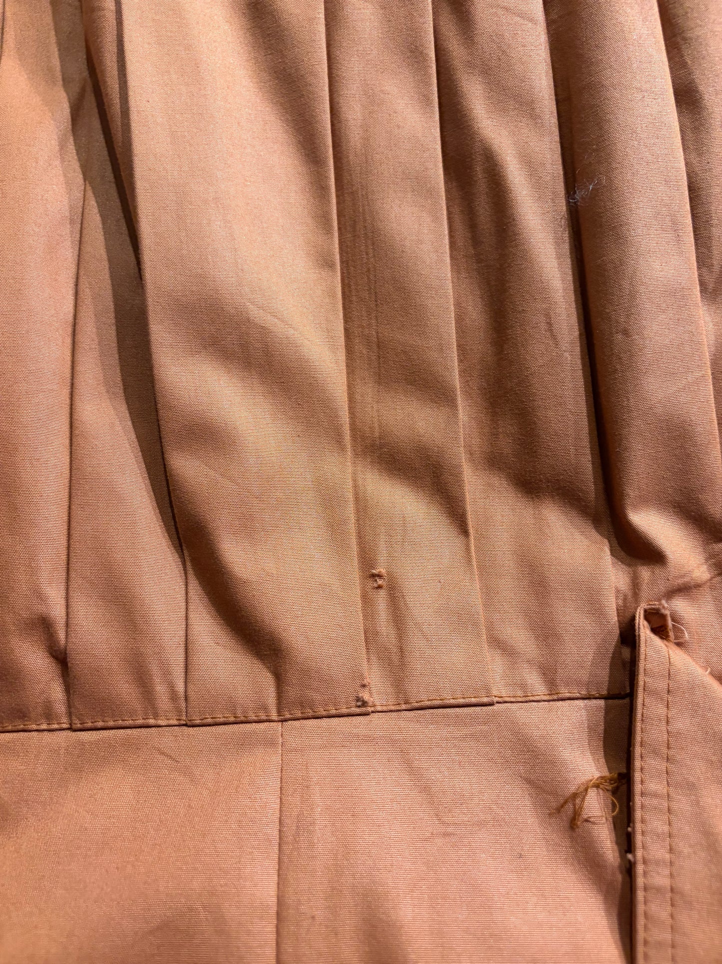 80s Orange Fitted Coat / Small