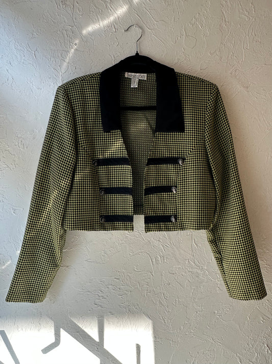 90s ‘Sophisticate’ Cropped Blazer / Medium - Large