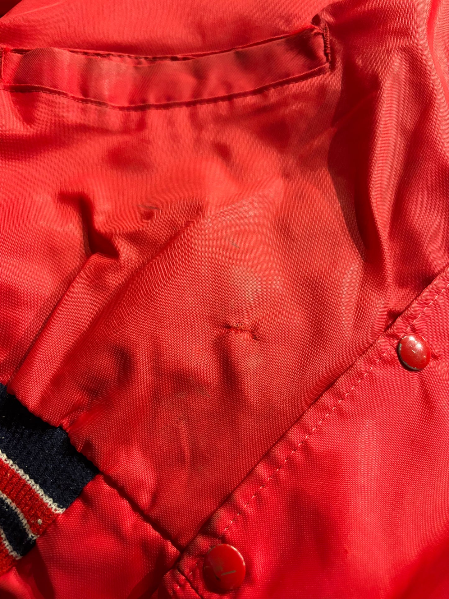 80s 'Cardinals' Bomber Jacket / XL