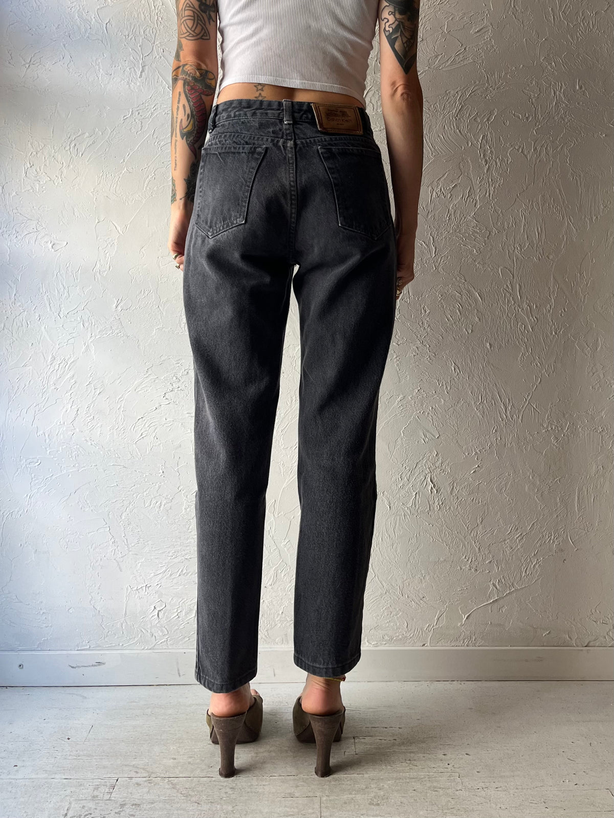 90s 'Calvin Klein' Dark Wash Jeans / Made in USA / 28