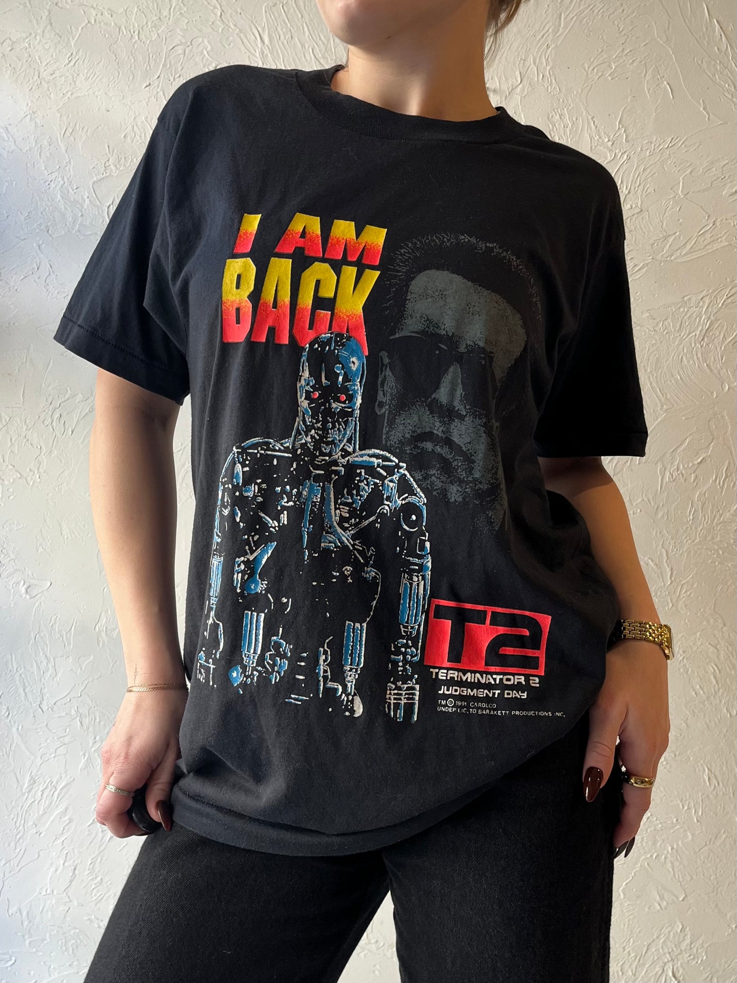 1991 ‘Terminator 2 Judgement Day’ T shirt / Single Stitch / Medium