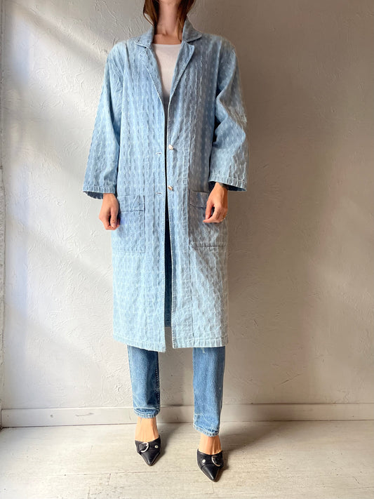 90s '19th Avenue' Light Weight Denim Coat / Large