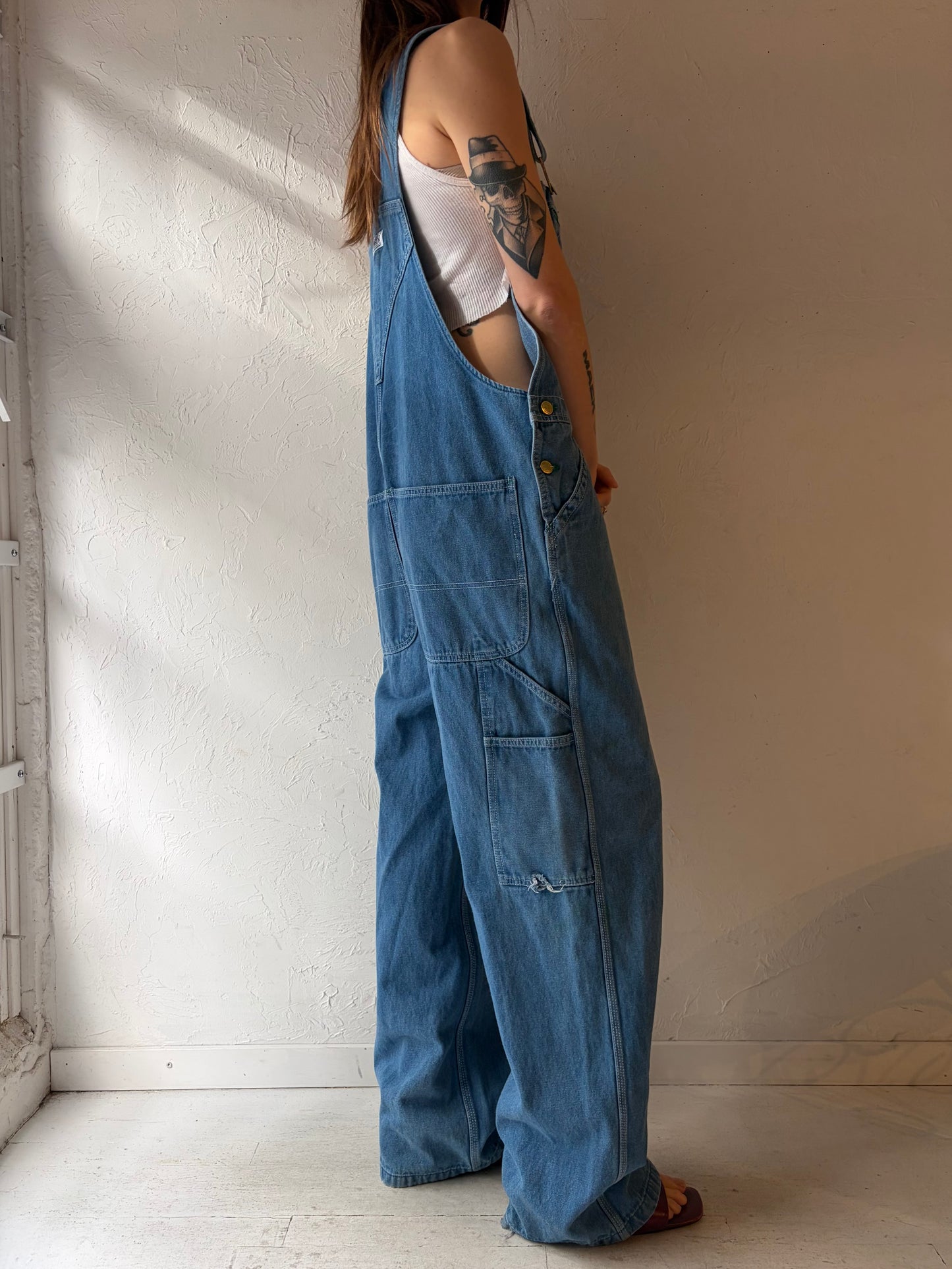 Y2k 'Liberty' Denim Overalls / Large