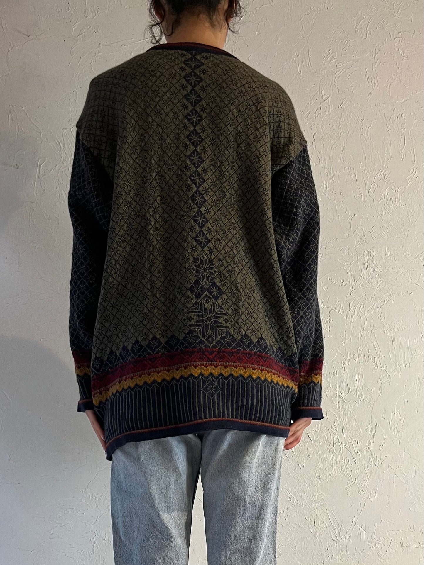 Vintage ‘Oda’ Wool Nordic Sweater / Large