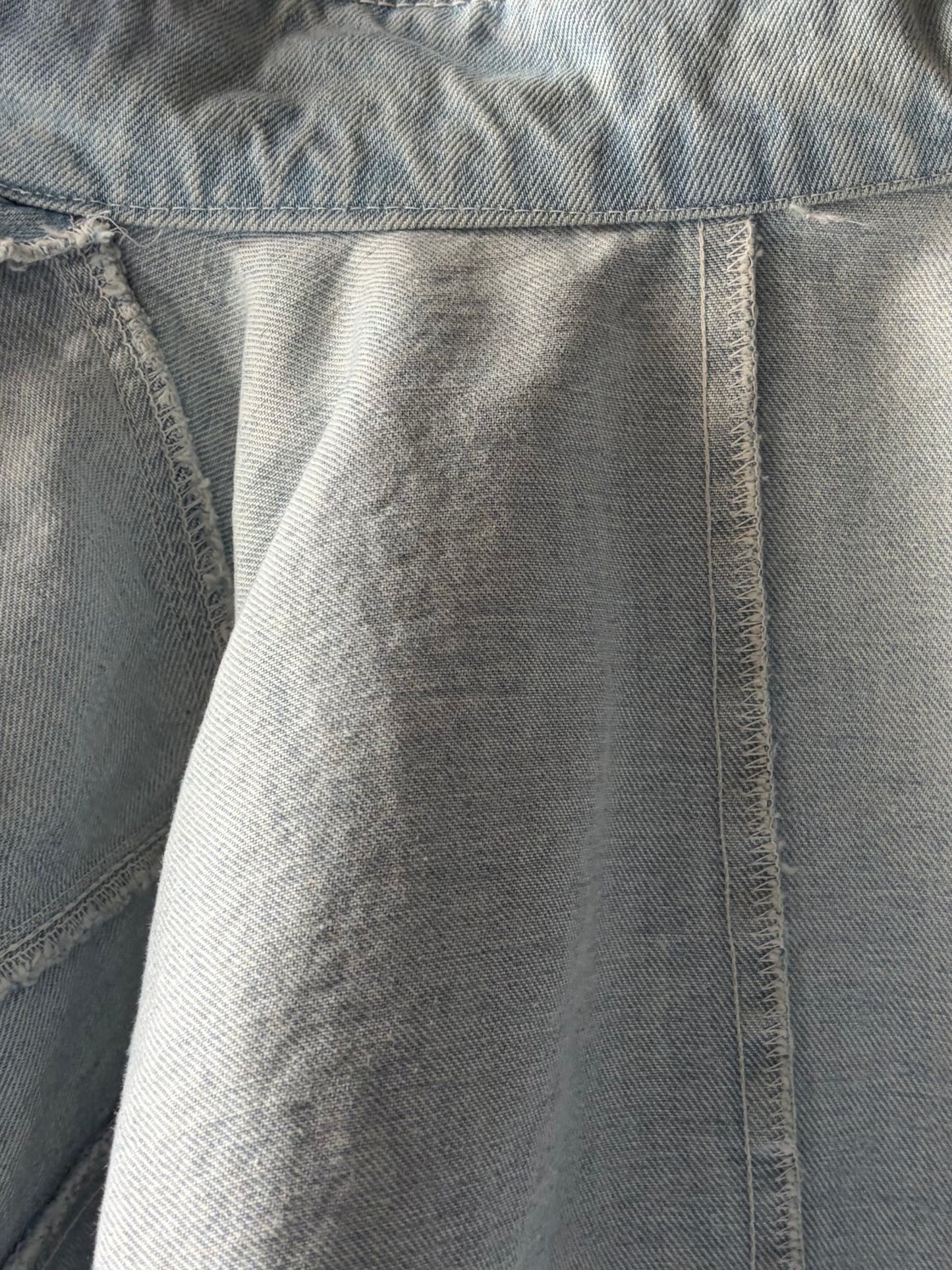 80s 'Pulse' Fitted Denim Jacket / Medium