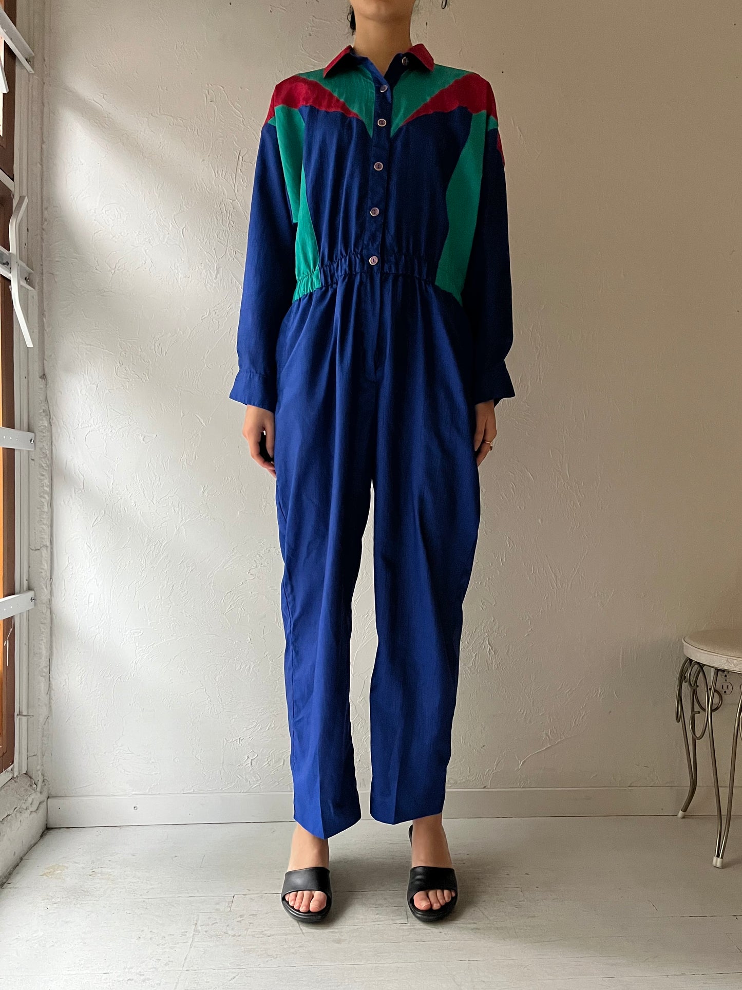 80s 'St Germain' Jumpsuit / Medium