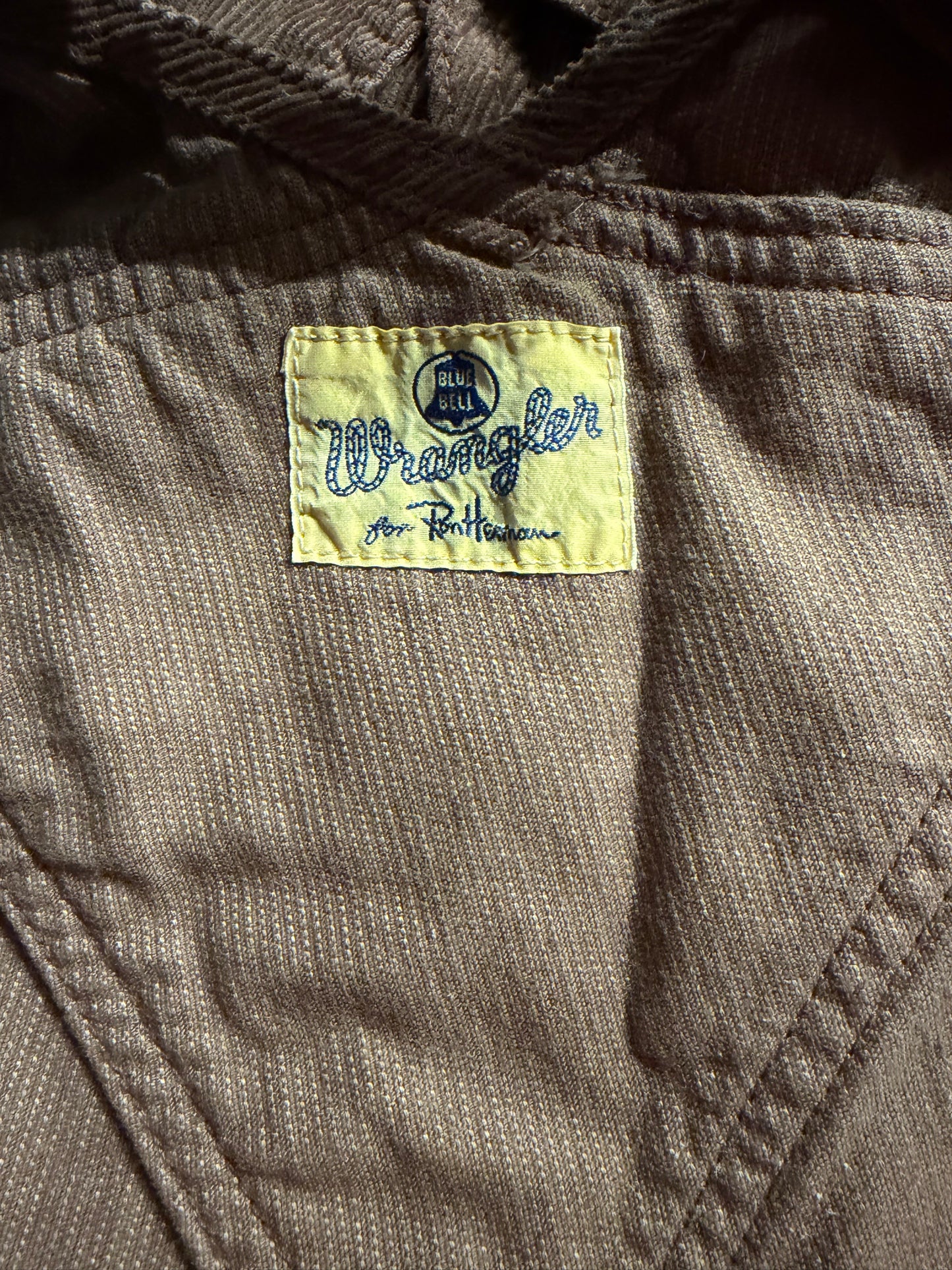 90s 'Wrangler' Brown Corduroy Overalls / XS