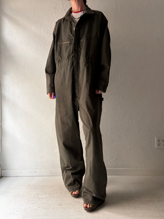 Vintage 'GWG' Green Work Wear Boiler Suit / Large